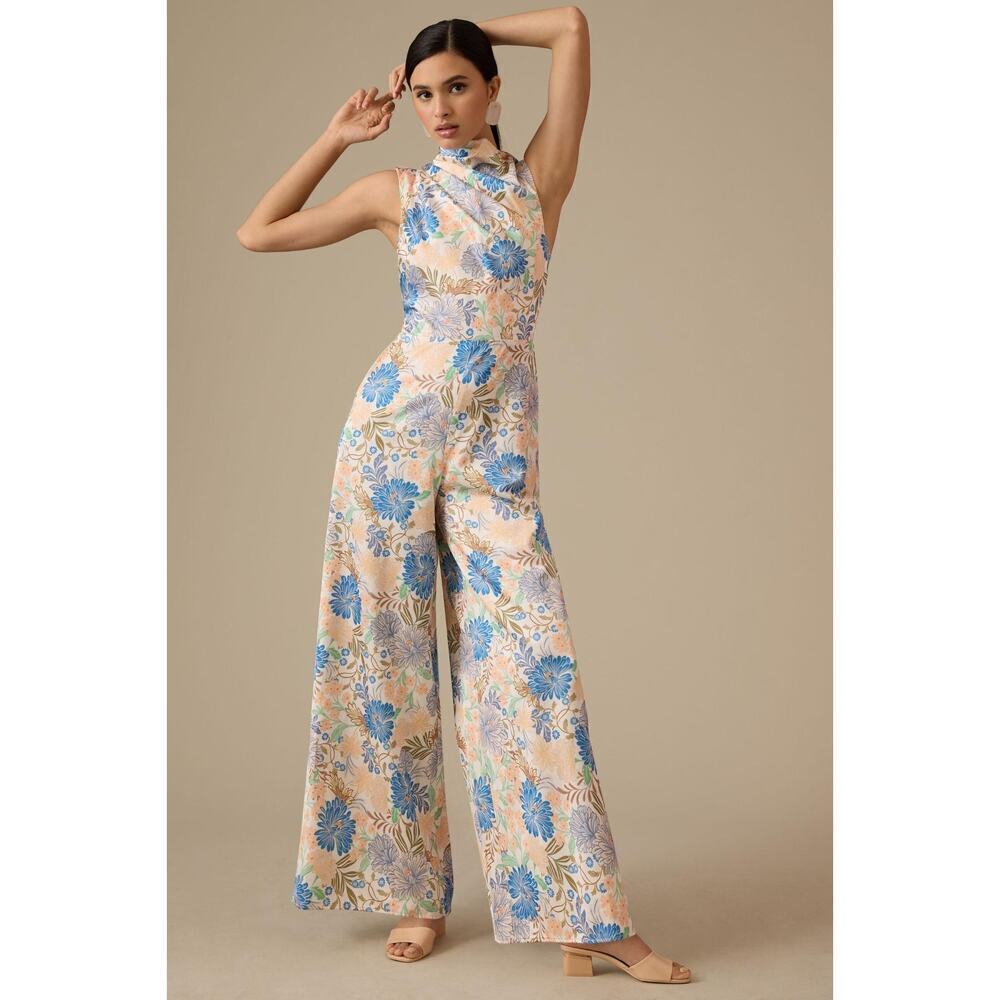 NWT Anthropologie SIGNIFICANT OTHER LANA TIE-BACK JUMPSUIT Size US 2 #MC431